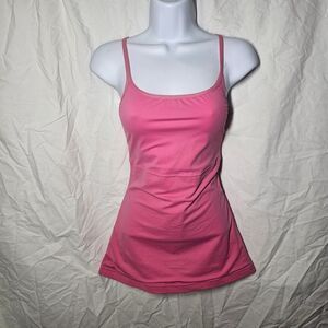 Vintage y2k pink pilates princess coquette tank top